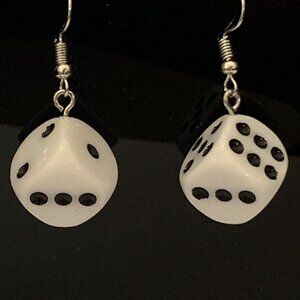 Dice Earring, Dice Jewelry, Gift Idea, Teacher Earring, Casino Earring, …
